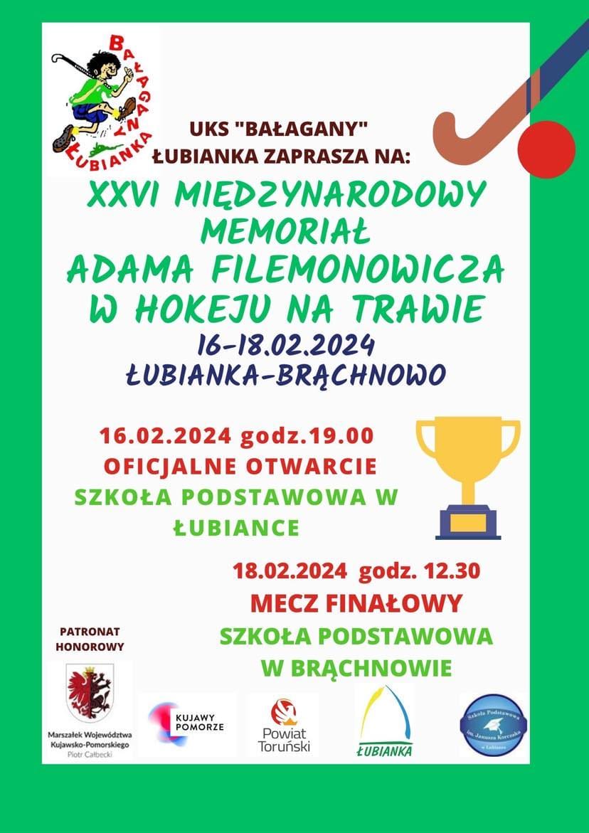 XXVI Międzynarodowy Memoriał Adama Filemonowicza w Hokeju na Trawie za nami