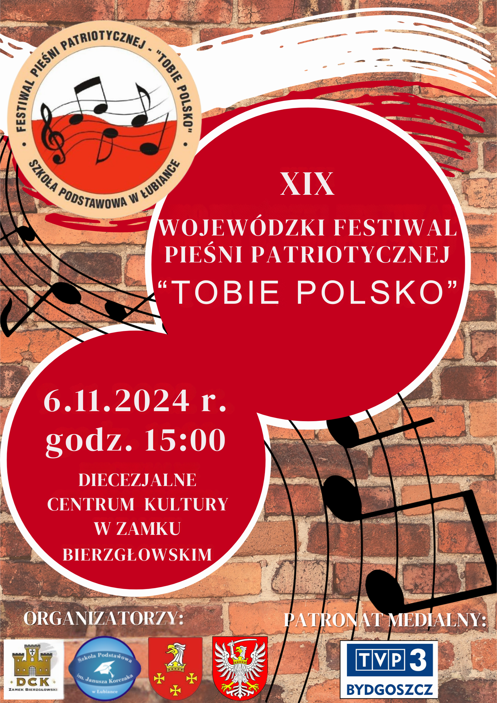 IXI Wojewódzki Festiwal pieśni patriotycznej oraz Plastyczno - Literacki "Tobie Polsko"