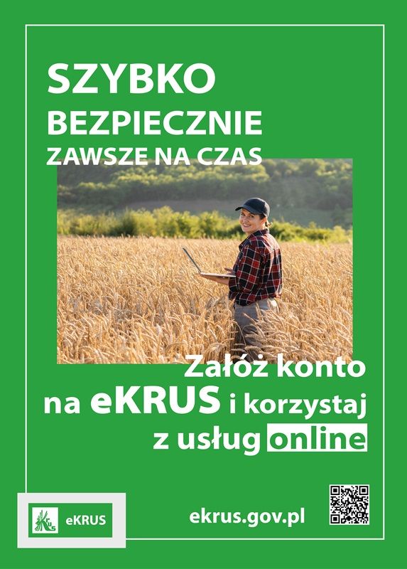 Dzień z eKRUS. Rolniku, załóż konto na eKRUS!